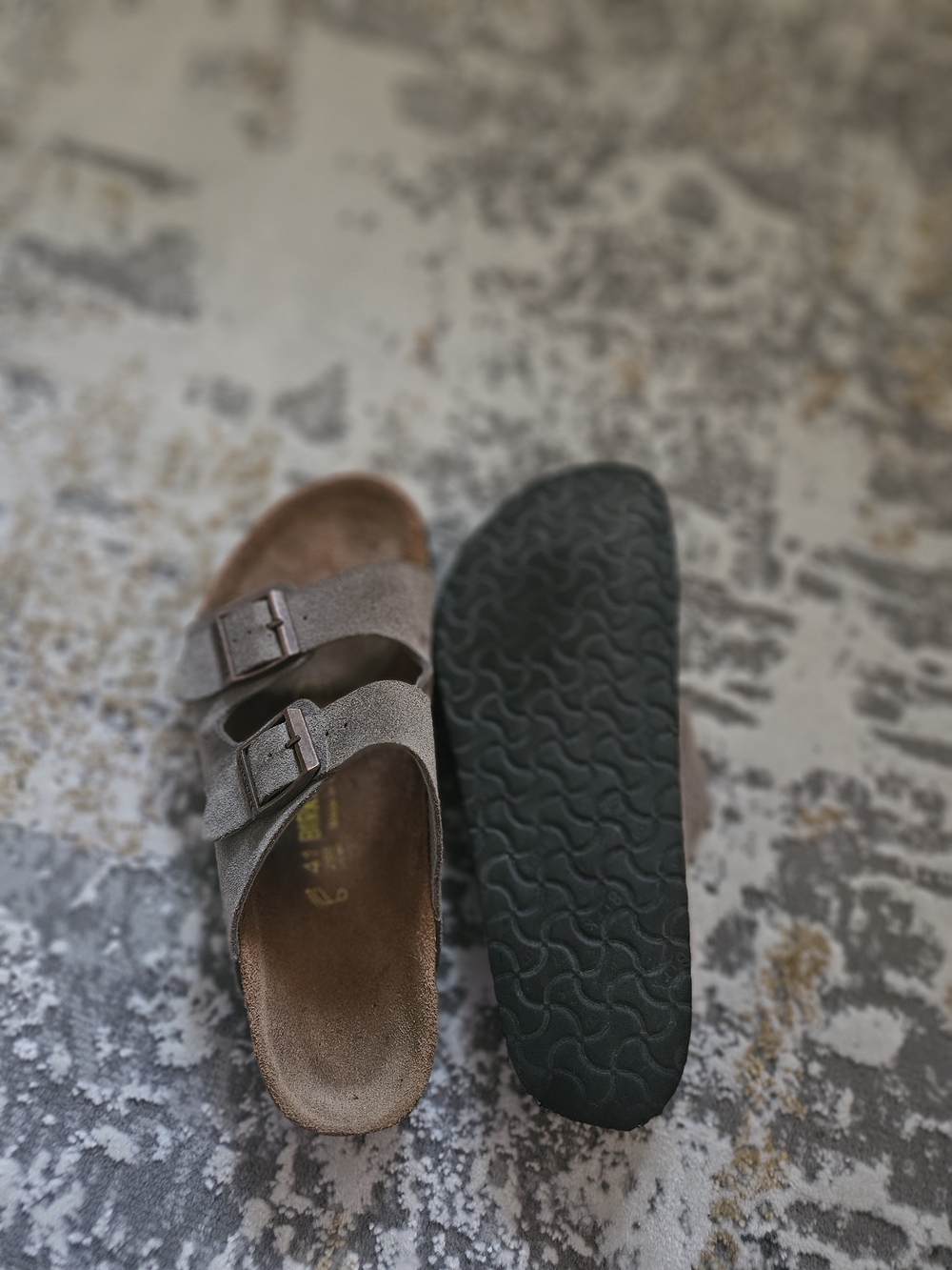 BIRKENSTOCK Gray 2 Strap Sandels